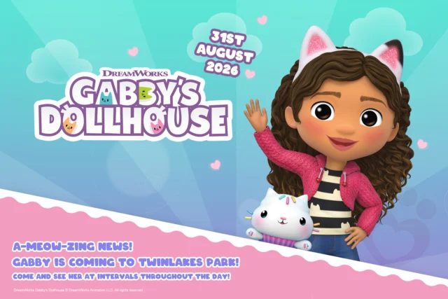 Competition time!🤩 Win a family ticket of 4 to visit Twinlakes on 31st August! 
Plus see Gabby at intervals throughout the day!🚨

To enter - like and tag a friend below! ⬇️

Join us at Twinlakes Park on Friday 31st August for an unforgettable adventure as Gabby from Gabby’s Dollhouse makes a special appearance! 😆 This magical, one-day-only event is packed full of fun family activities, thrilling rides, and meet and greet sessions with Gabby herself! 👀

Book park tickets online and save 25%! 🤩

www.twinlakespark.co.uk

Competition closes 21st August, please be scam aware. We would never ask for you personal or bank details, or to enter or redeem the price via an external link.